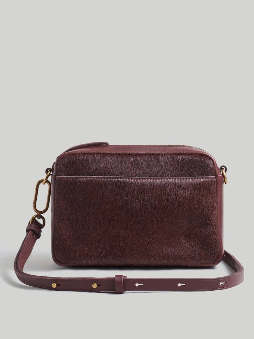 Madewell - The Carabiner Medium Crossbody Bag in Chocolate Raisin